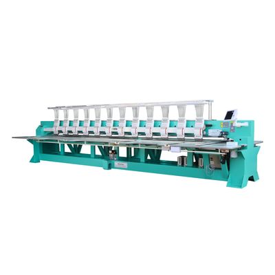9 kim 18 đầu máy thêu phẳng tốc độ cao với hook hợp kim titan