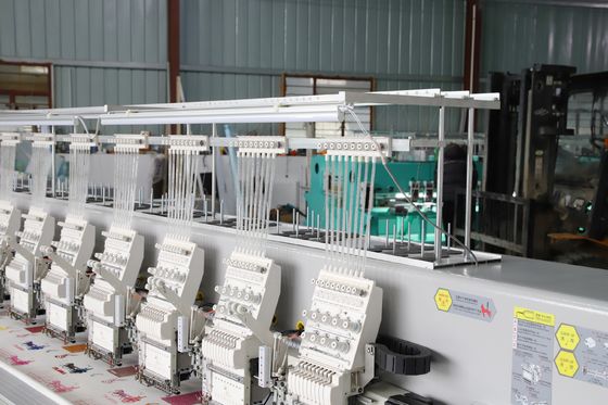 Máy thêu bọc an toàn, Máy thêu nhiều kim 28 đầu