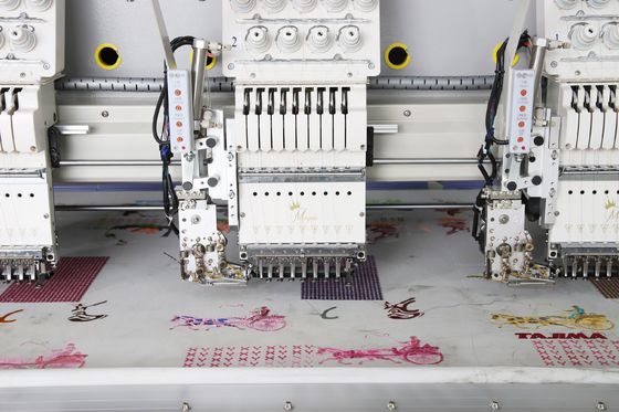 Máy thêu vải thương mại 15 đầu 9 kim 1 năm bảo hành