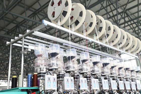 10 Đầu 4 Máy thêu kim công nghiệp với hạt chức năng Sequin