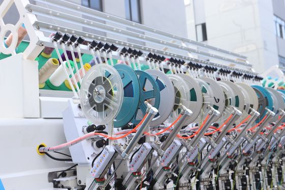 Máy vi tính hai 22 đầu bốn kim thêu Machine bền