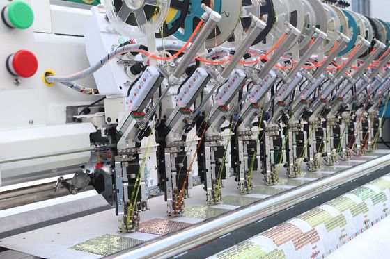 Máy vi tính hai 22 đầu bốn kim thêu Machine bền