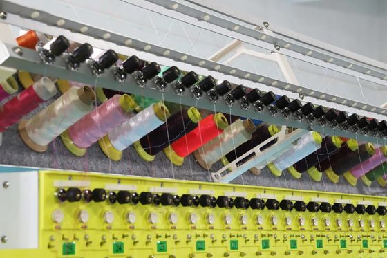 Máy máy tính 50 kim thêu bọc không gắn kết