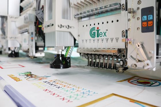 Máy thêu dây máy tính với hệ thống cắt laser