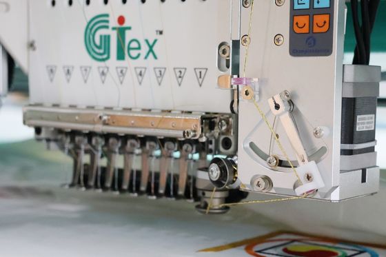 Máy thêu dây máy tính với hệ thống cắt laser
