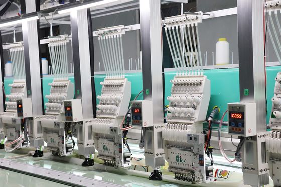 Máy thêu dây máy tính, Máy thêu cắt laser 18 đầu