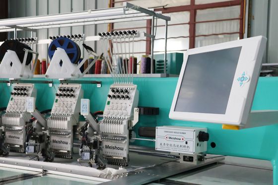 Bảo vệ quá nóng 6 máy thêu nhiều đầu 9 kim