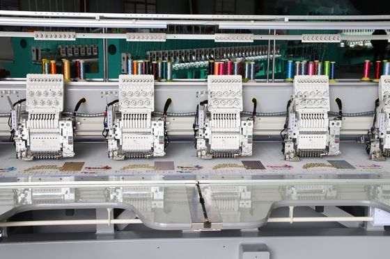 Tốc độ cao 6 đầu Máy thêu máy tính với chức năng thêu dây thừng