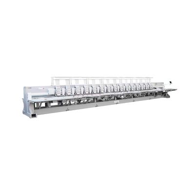 Máy thêu khăn 15 đầu đa chức năng với máy tính thêu phẳng