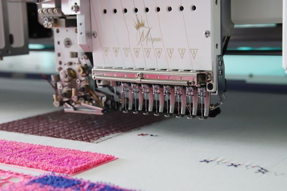 15 đầu Máy thêu đa chức năng, Máy thêu len máy tính
