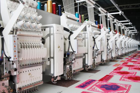 Máy thêu chenille hỗn hợp được máy tính hóa 13 ngôn ngữ