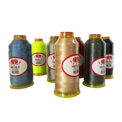 100% vải thêu polyester 120D sợi thêu máy tính