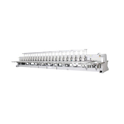 24 đầu máy tính Twin Sequin thêu máy với hệ thống cắt tự động