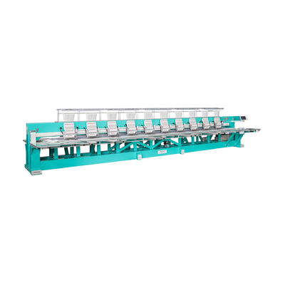 Tốc độ cao 1200RPM Máy thêu đơn 10 đầu với khung nhôm