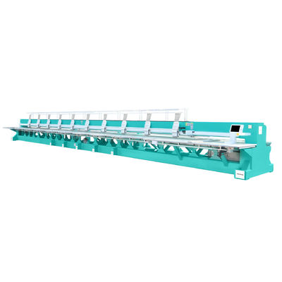 Máy thêu phẳng máy tính thương mại 9 kim máy thêu 10 đầu 1200RPM