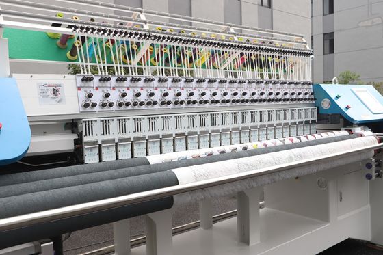 Máy thêu quilt máy tính 22 đầu 3 kim không gắn