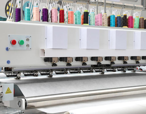 10 Đầu Quilting thêu máy 6 kim với chức năng Sequin