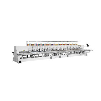 Máy máy tính 12 đầu thêu ruy băng hỗn hợp tốc độ cao