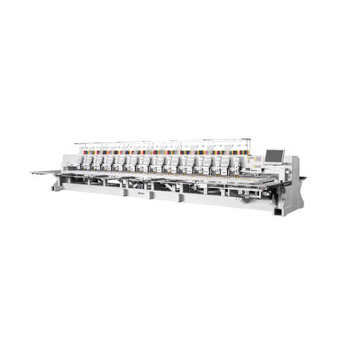 Máy máy tính 12 đầu thêu ruy băng hỗn hợp tốc độ cao
