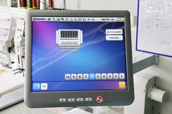 Máy máy tính 12 đầu thêu ruy băng hỗn hợp tốc độ cao
